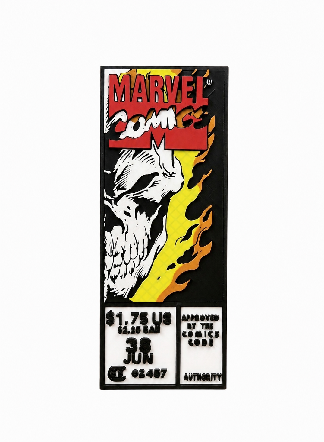 Ghost Rider Comic Strip Panel